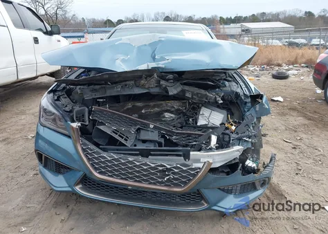 2018 Genesis G80 3.3T Sport из США, поврежденный, VIN KMHGN4JB6JU222877